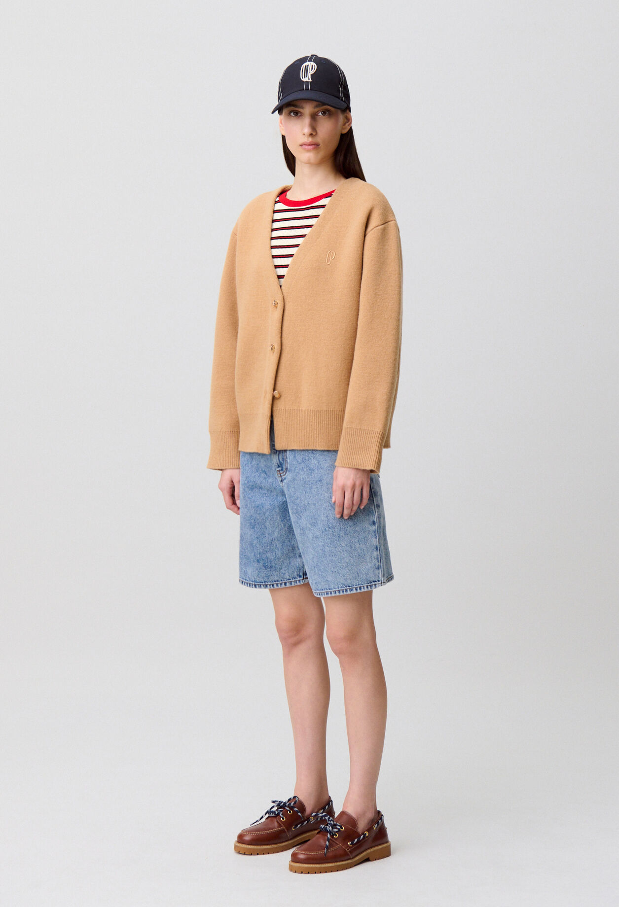 Cardigan maille oversize