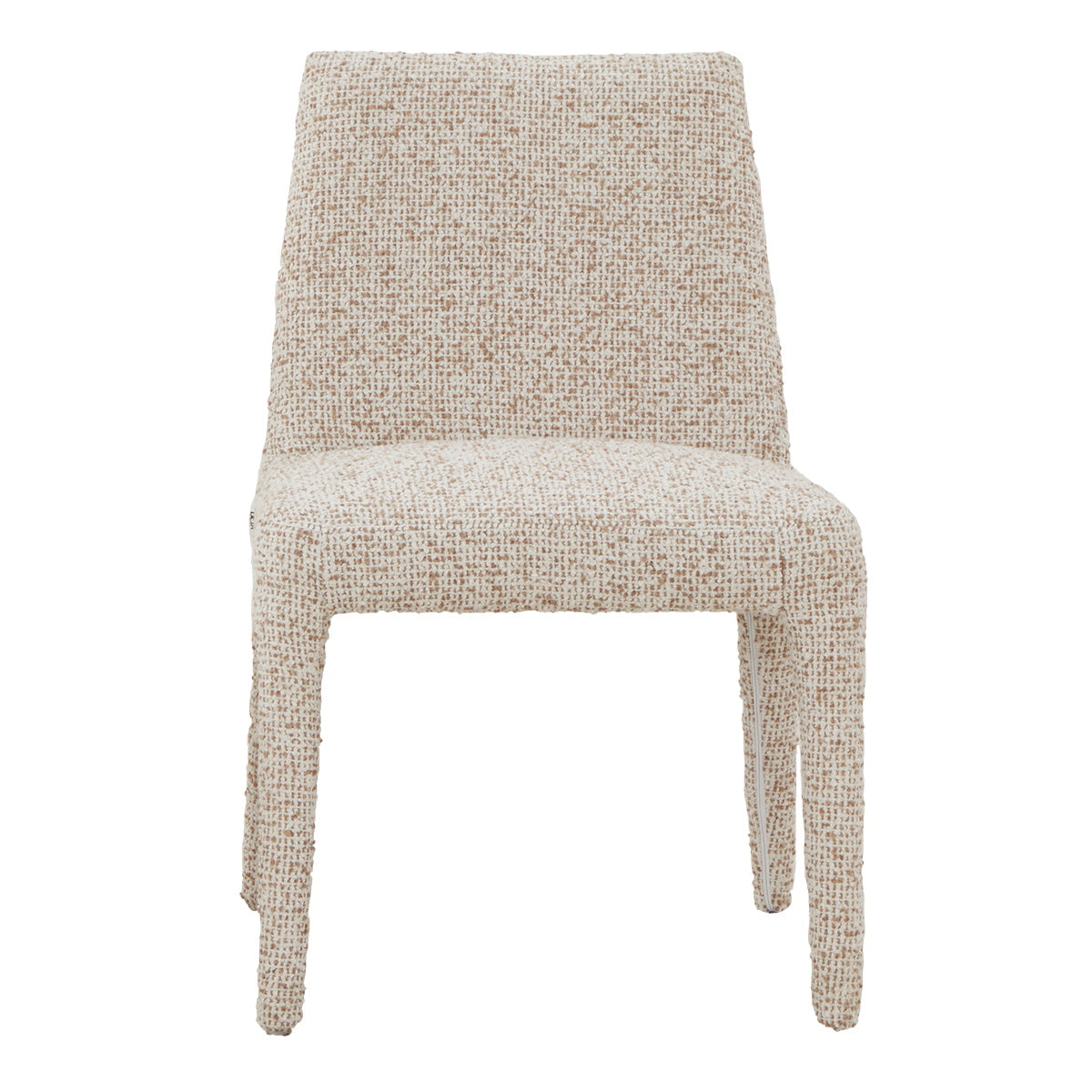 DÉJA Living Eetkamerstoel Méline - Stof - Taupe - Set van 2