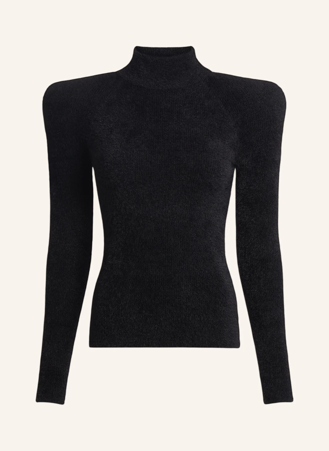 BALMAIN Flauschiger Rippstrickpullover