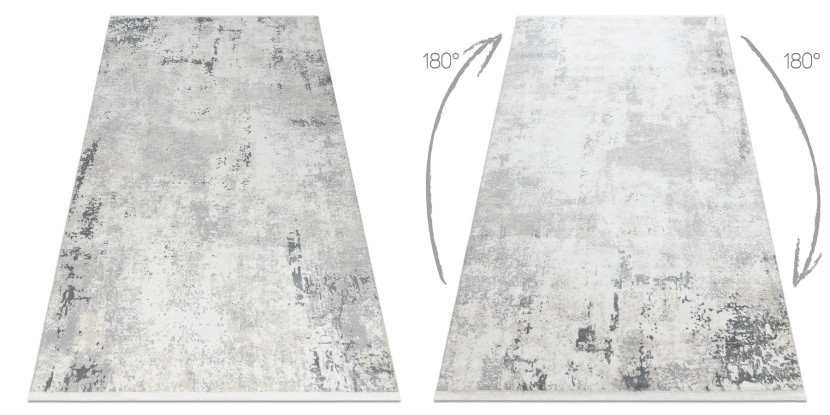 Dywan DUKE 51378 krem / szary - Beton, kamień strukturalny, 80x150 cm