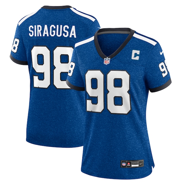 Tony Siragusa Indianapolis Colts Nike Women's Indiana Nights Alternate Game Jersey - Royal/Royal
