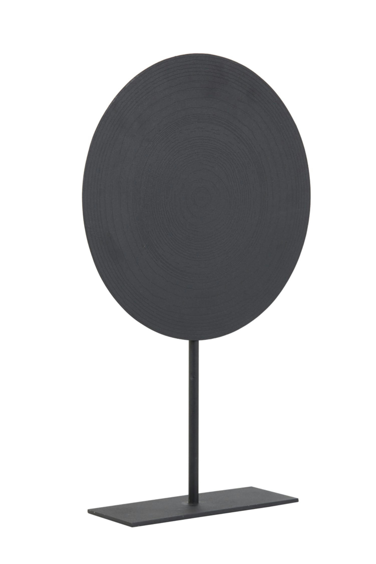 LASIM - Ornement noir métal ø35cm