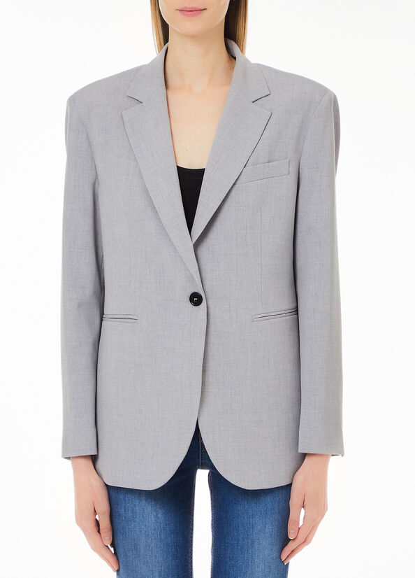 Blazer in twill