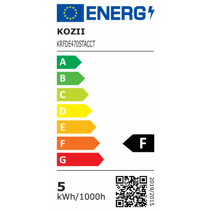 Ampoule à filaments LED connectée E27 470 lm 4,9 W KOZII