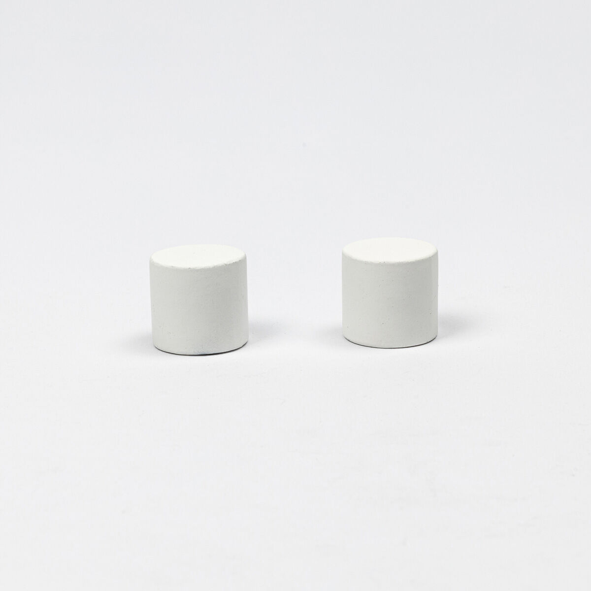 Conjunto 2 terminais BOUCHON branco mate