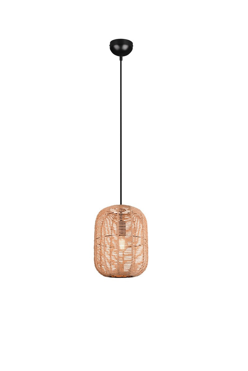 Lampa wisząca RUNA czarno-brązowa 1xE27x40W wym:150x25x25cm IP20 Trio