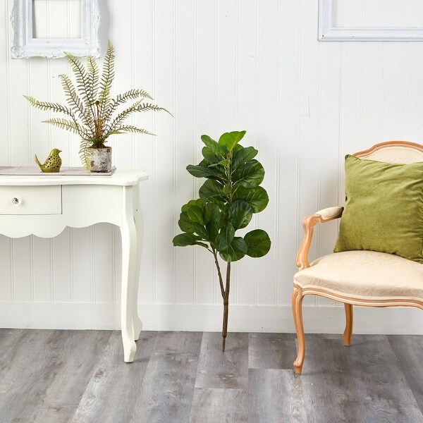 3.5' Fiddle Leaf Fig Artificial Tree - 6"