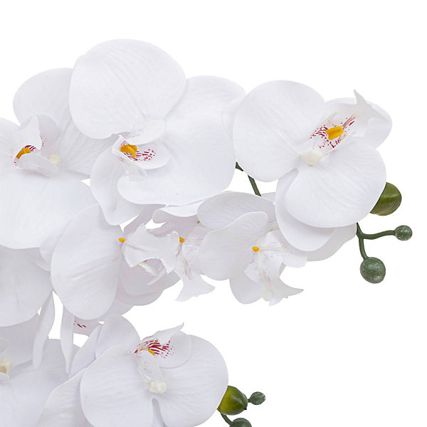 Orchidée artificielle Riva H60cm blanc - Atmosphera