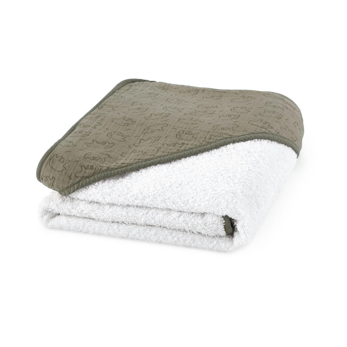 Cape de bain gaze de coton biologique, Cuddly