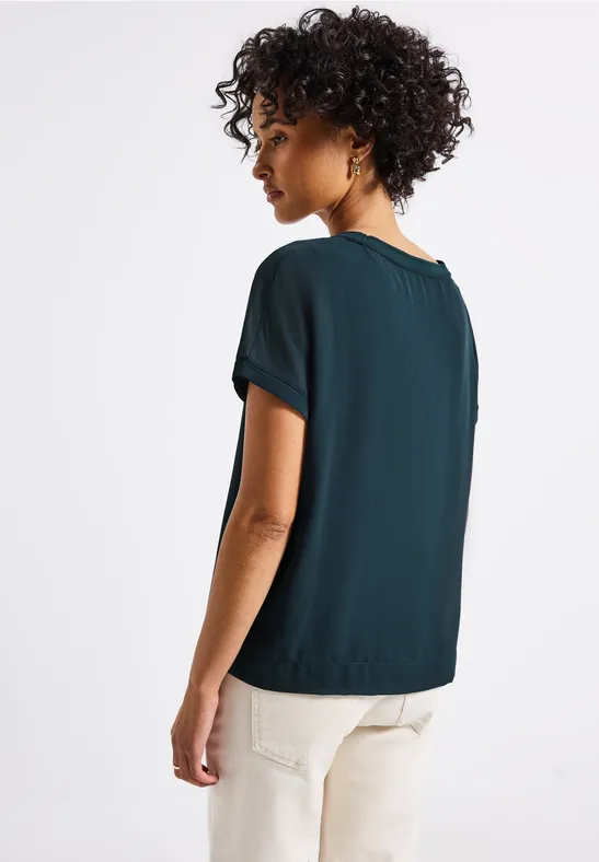 2-in-1 Chiffon Shirt