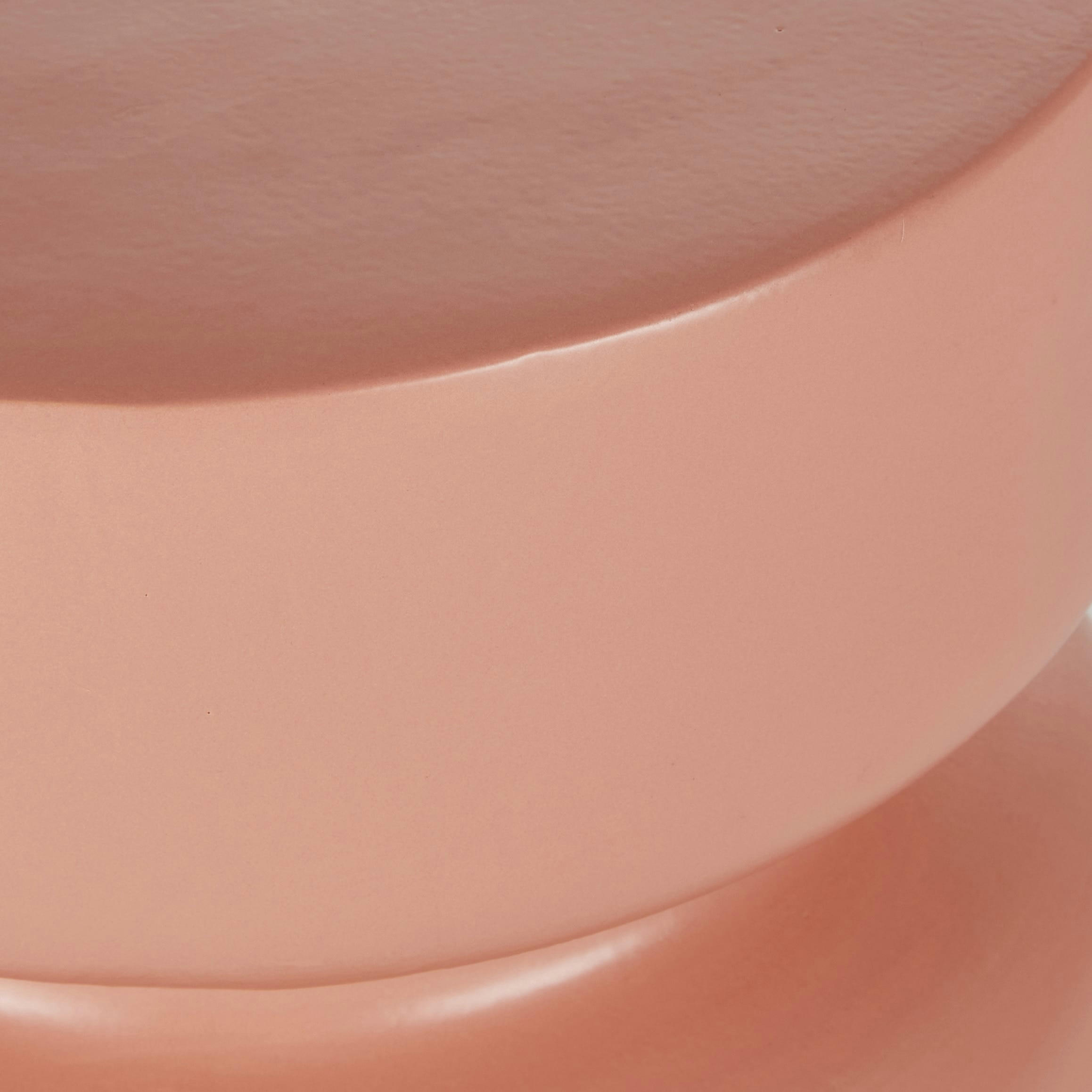 JOSEPH - Bout de canapé en grès vieux rose