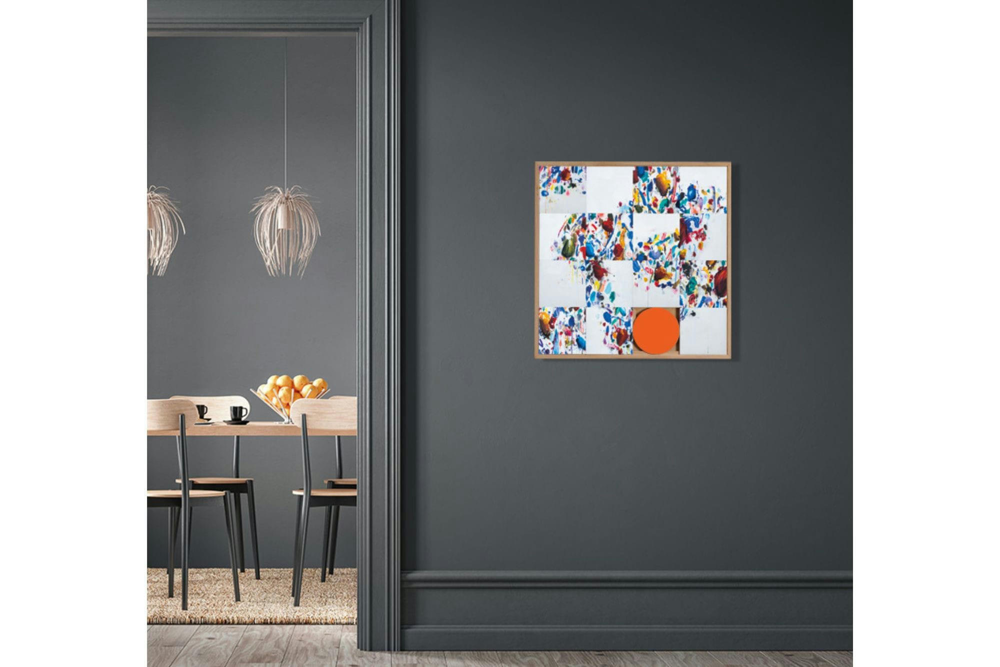 ALL AROUND - Tableau en bois taquin IRSUT édition limitée  63 x 63