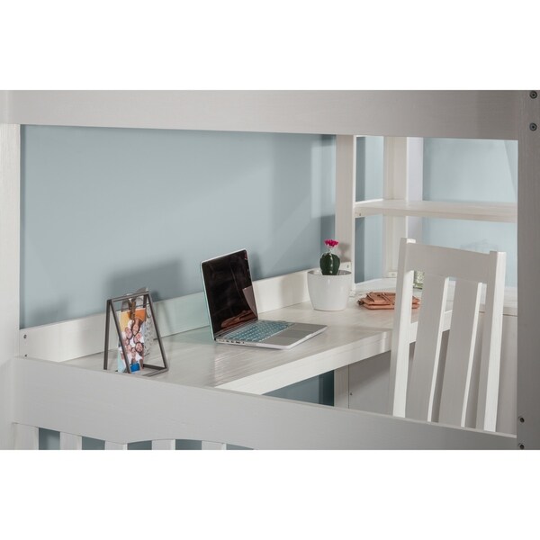Highlands Loft Bed with Desk and Chair
