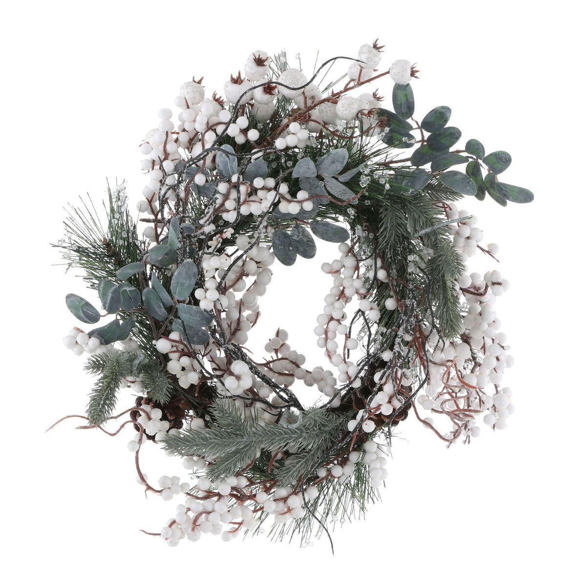 House of Seasons Hardy Kerstkrans - Ø40 cm - Groen