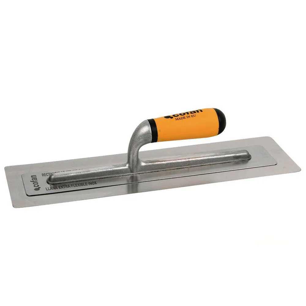 Cofan stainless steel Extra-Flexible Rectangular Trowel 405x110x0.3 mm