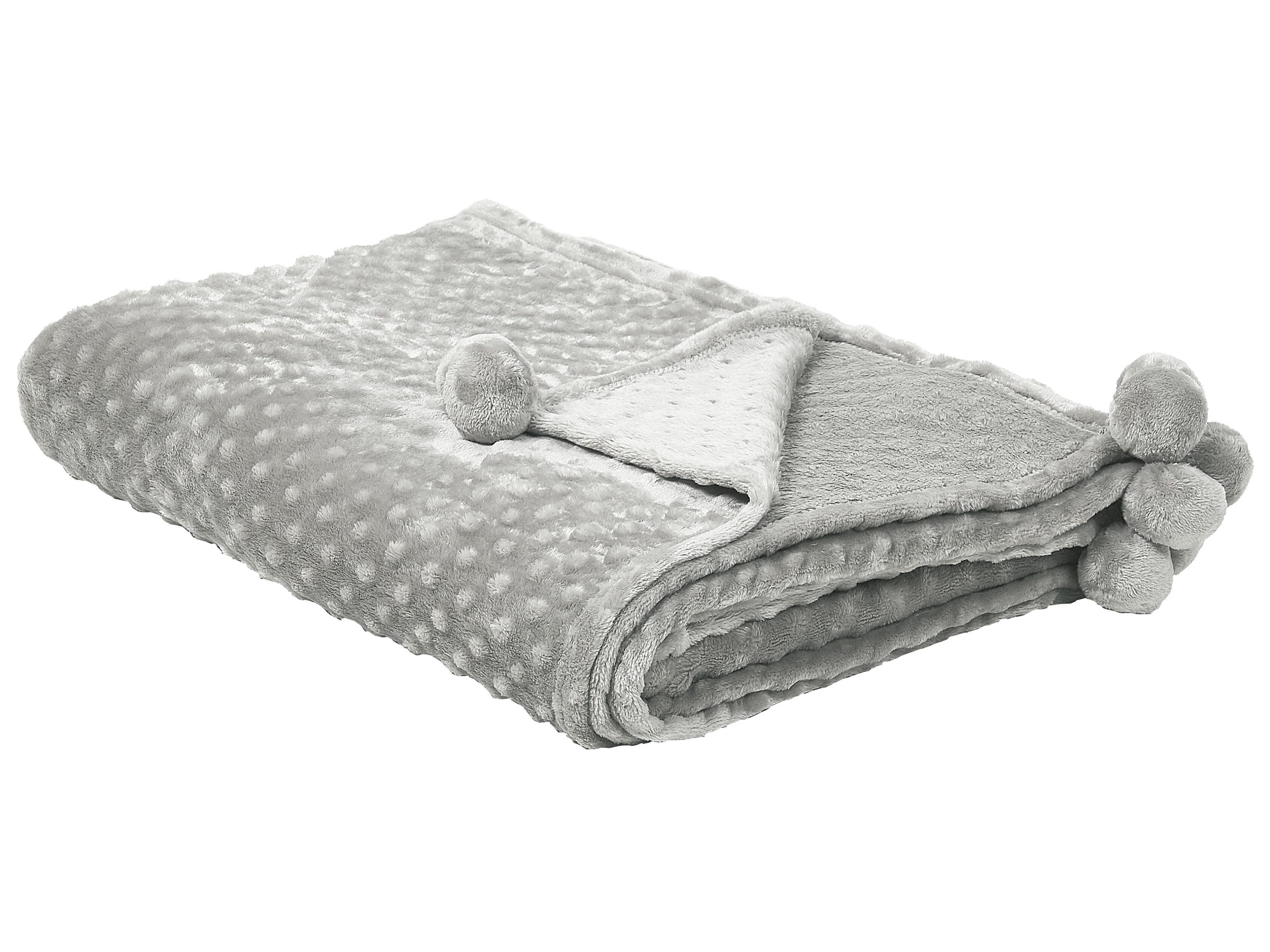 Blanket SAMUR 200 x 220 cm Light Grey