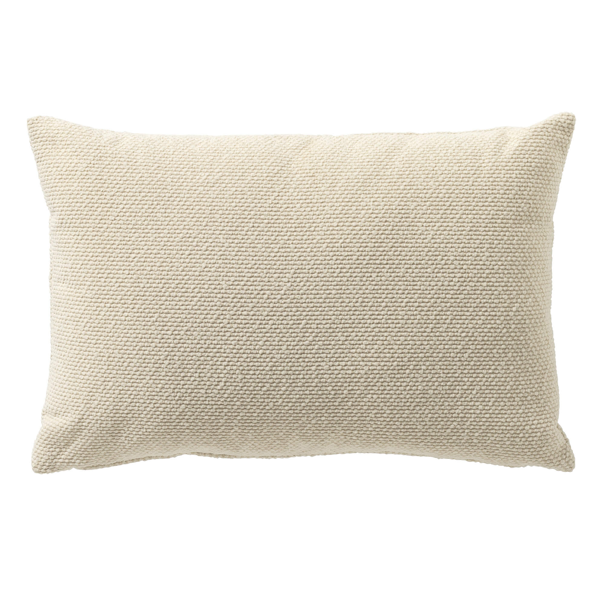 JULIO - buitenkussen 40x60 cm - waterafstotend - Marshmallow - wit