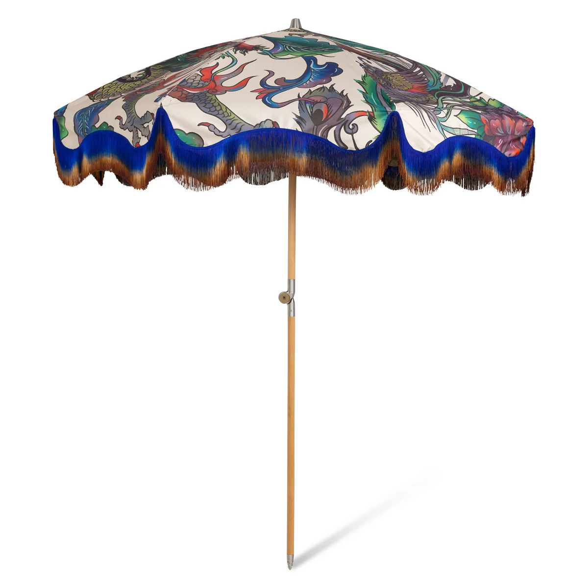 HKliving - Sonnenschirm, Ø 200 cm, traditional blend