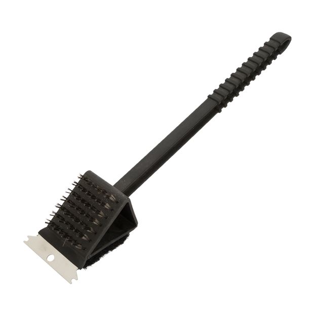 ESCOVA 3 FUNÇÕES 36 CM O CHURRASQUEIRO