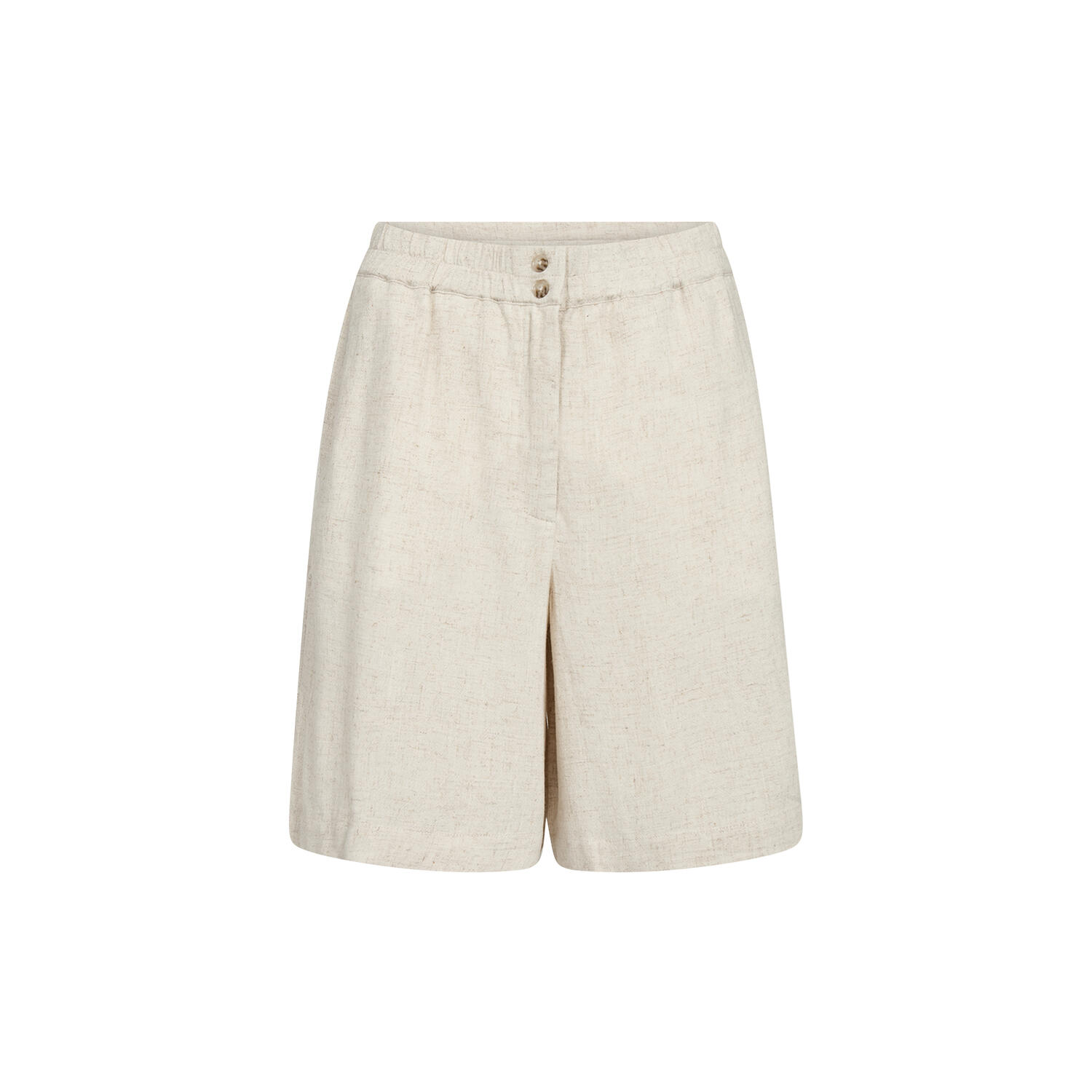 PD-Miles Shorts, oyster white melange