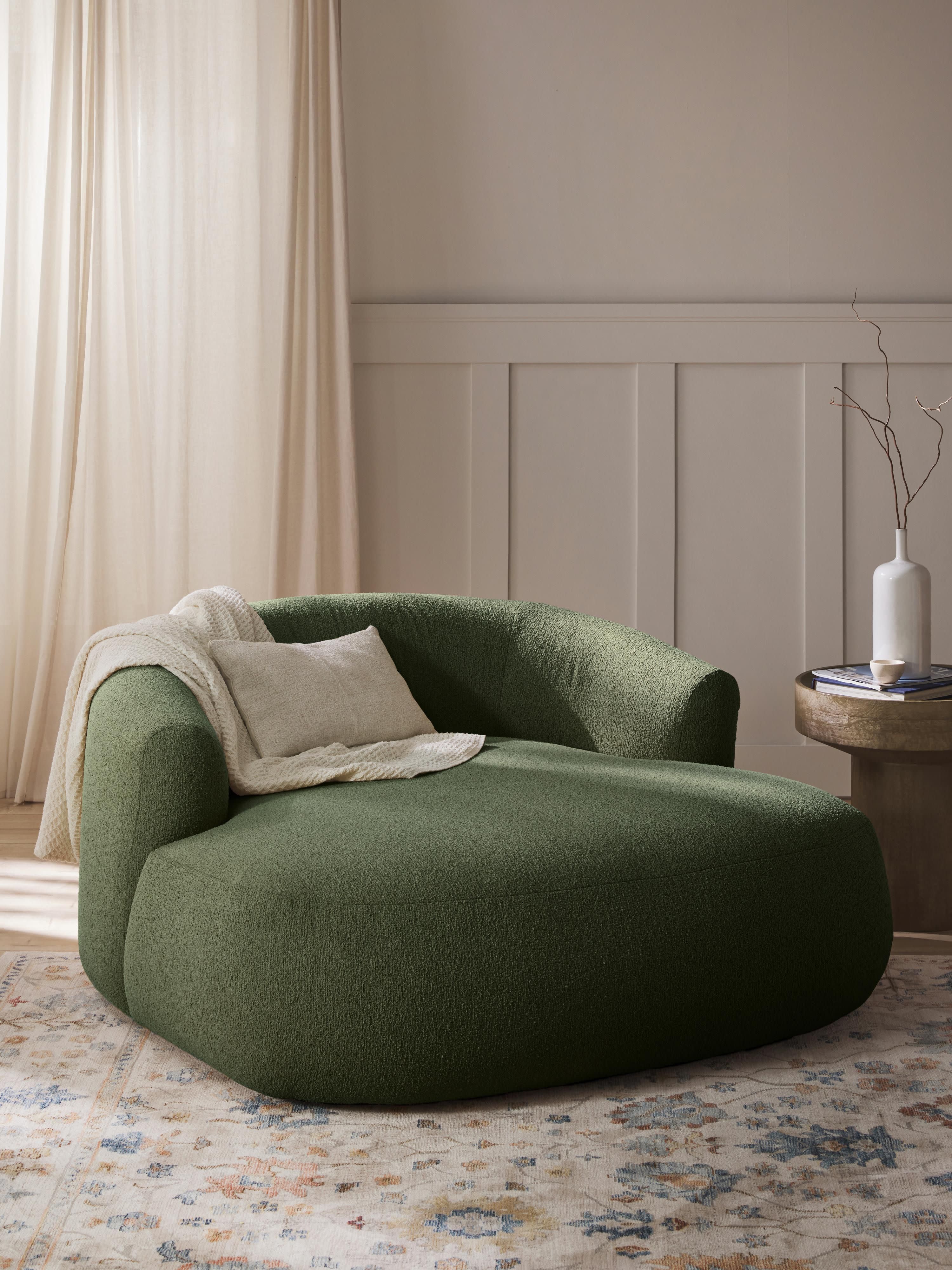 XL Bouclé-Loungesessel Sofia