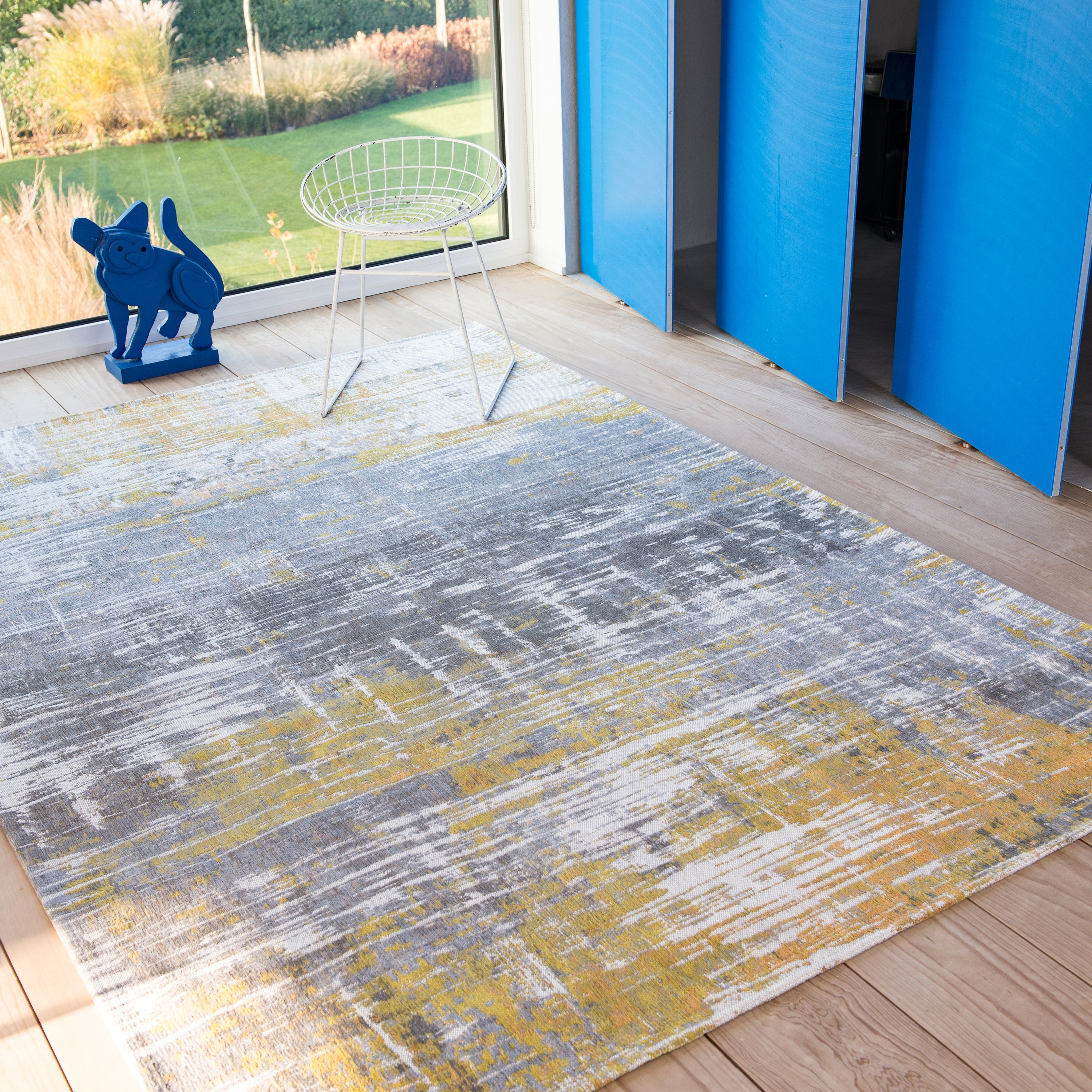 Louis De Poortere Streaks Vloerkleed 170 x 240 cm - Sea Bright Sunny