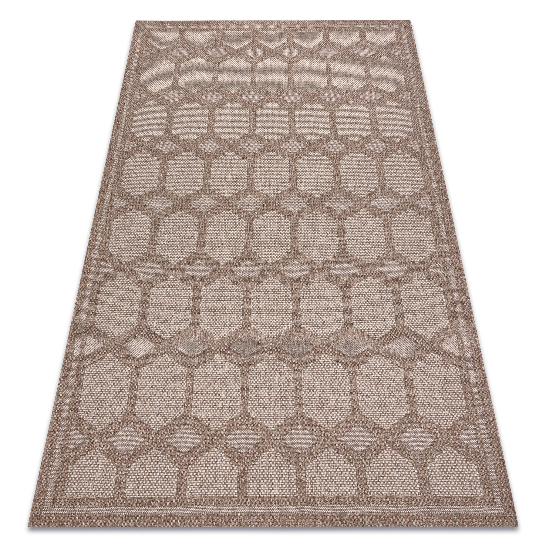 Dywan HOUSE SZNURKOWY SIZAL 40356 Romby, płaskie tkanie, efekt 120x170 cm