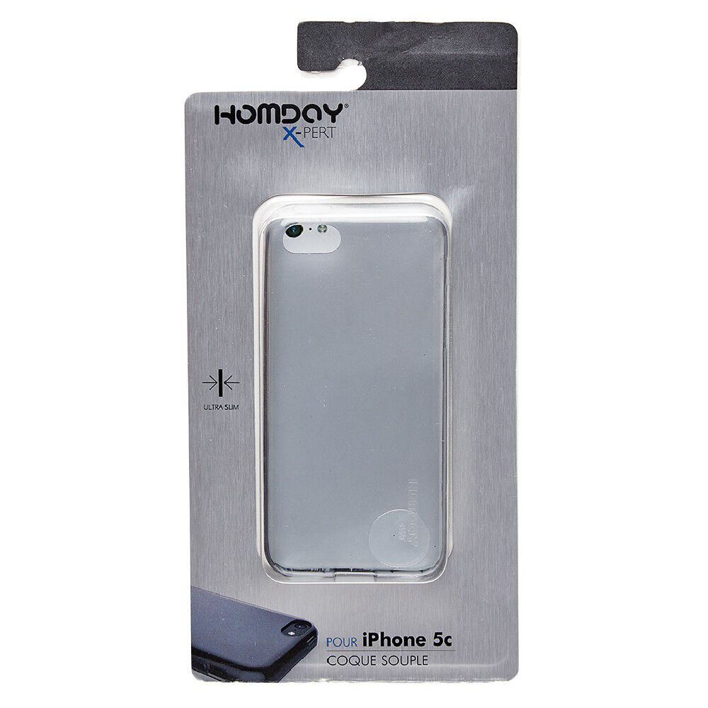 Coque Iphone 5 souple HOMDAY X-Pert gris