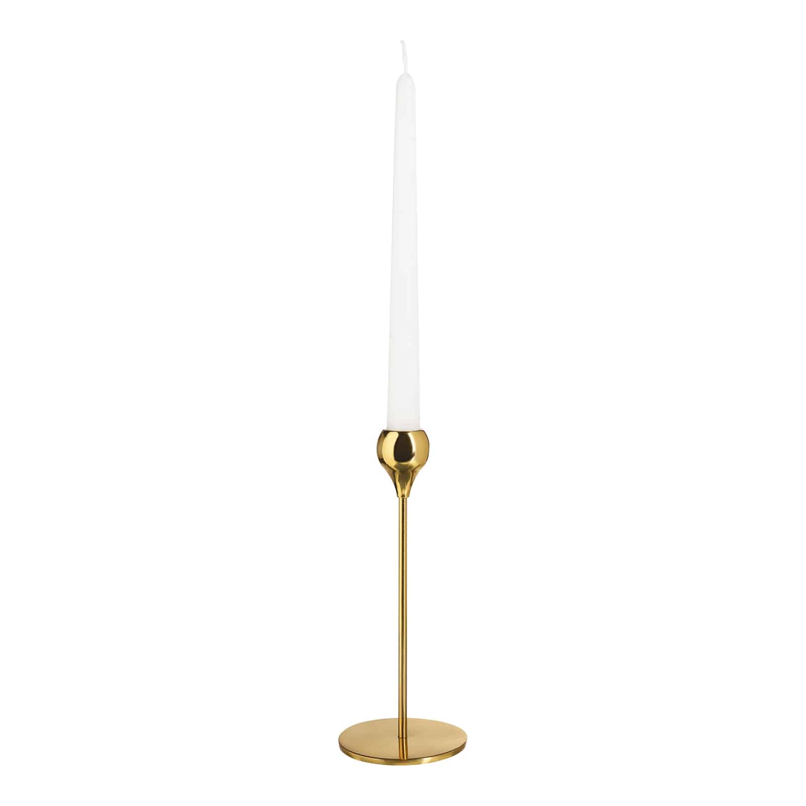 Stabkerzenhalter Simply Gold, ⌀ 9 cm, H 210 mm