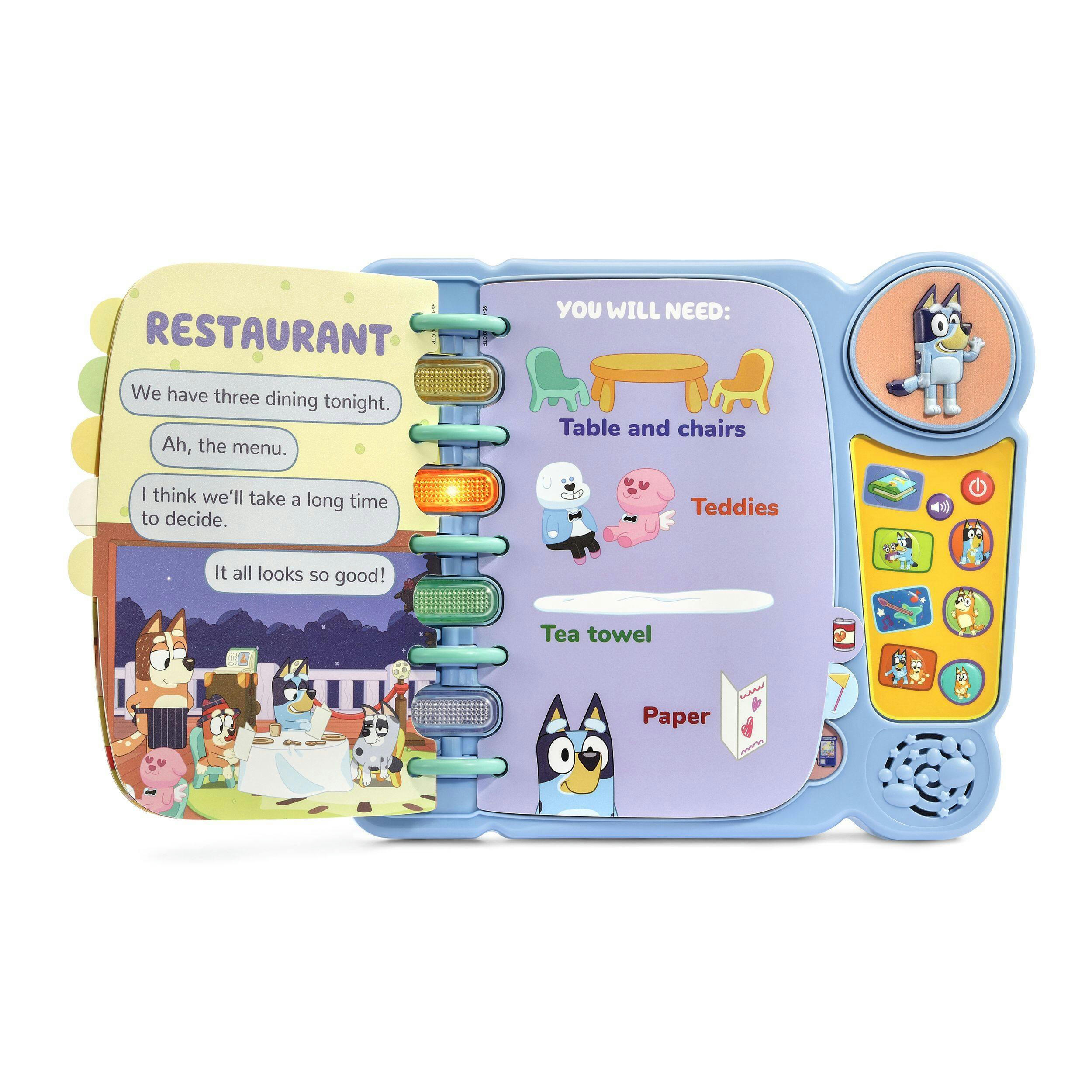 VTech Bluey Bluey's Book of Games, Ages 3-6