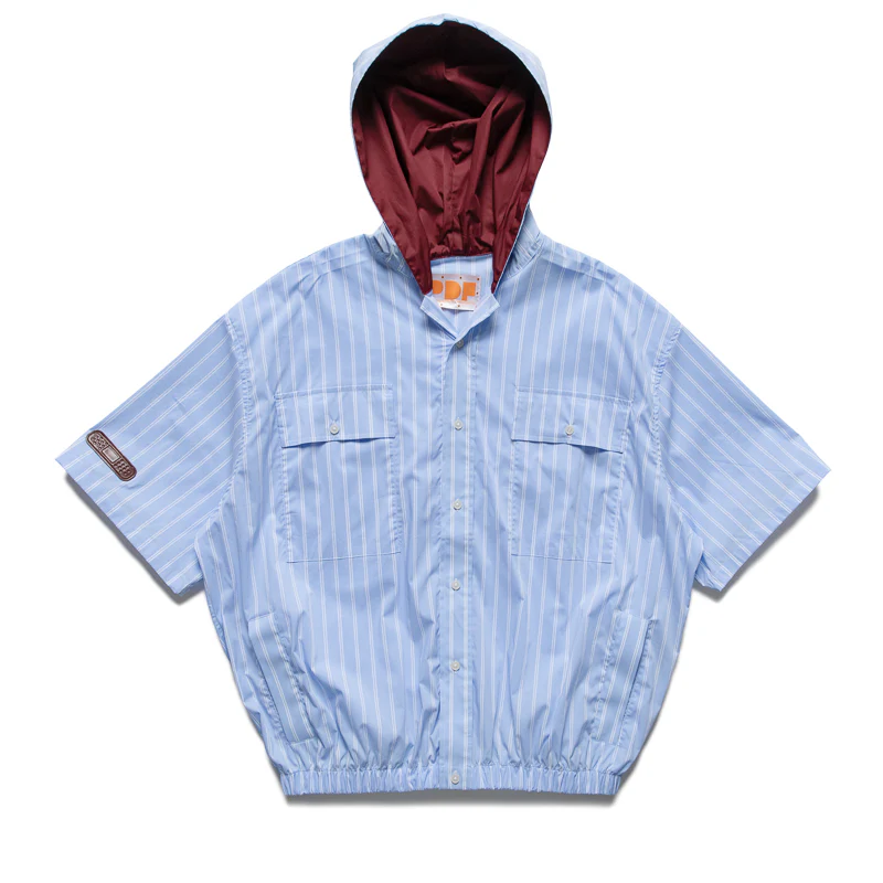 PDF Channel Raf Hoodie - Light Blue/Burgundy