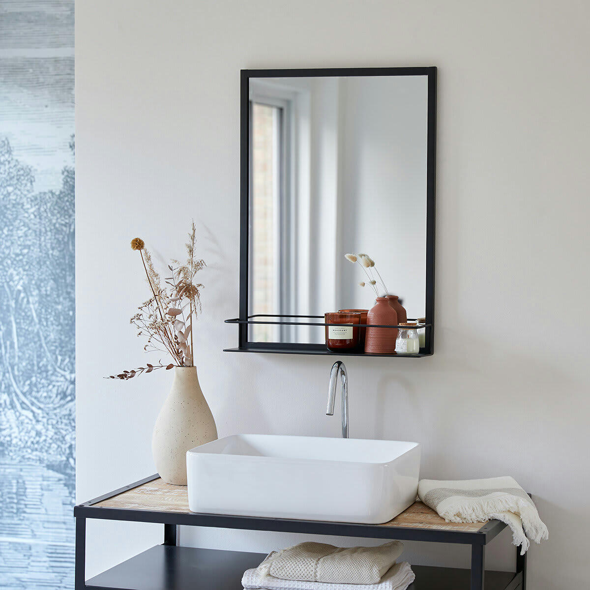 LISON - Miroir en métal 70x50 cm