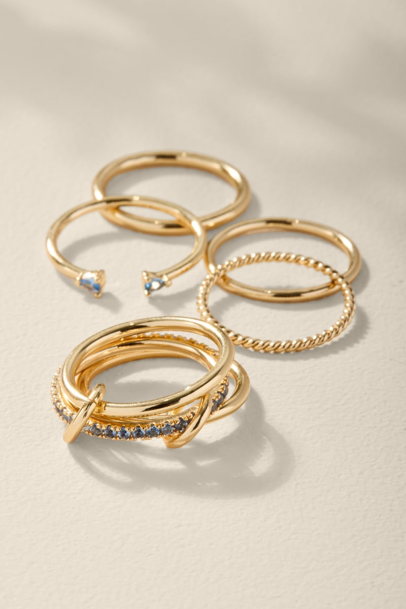 Suzy Interlocked Ring Set