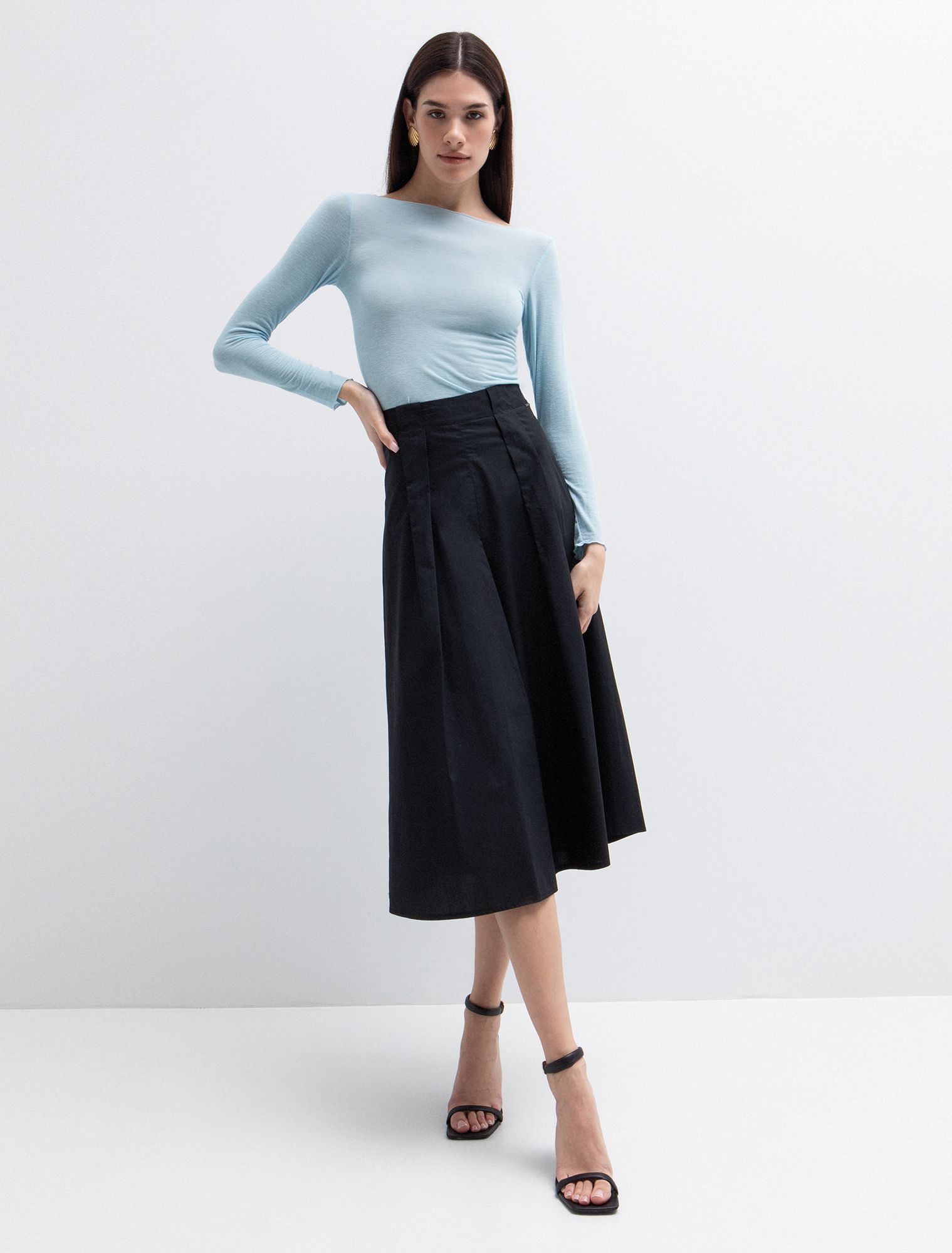 Basic μακρυμάνικη μπλούζα