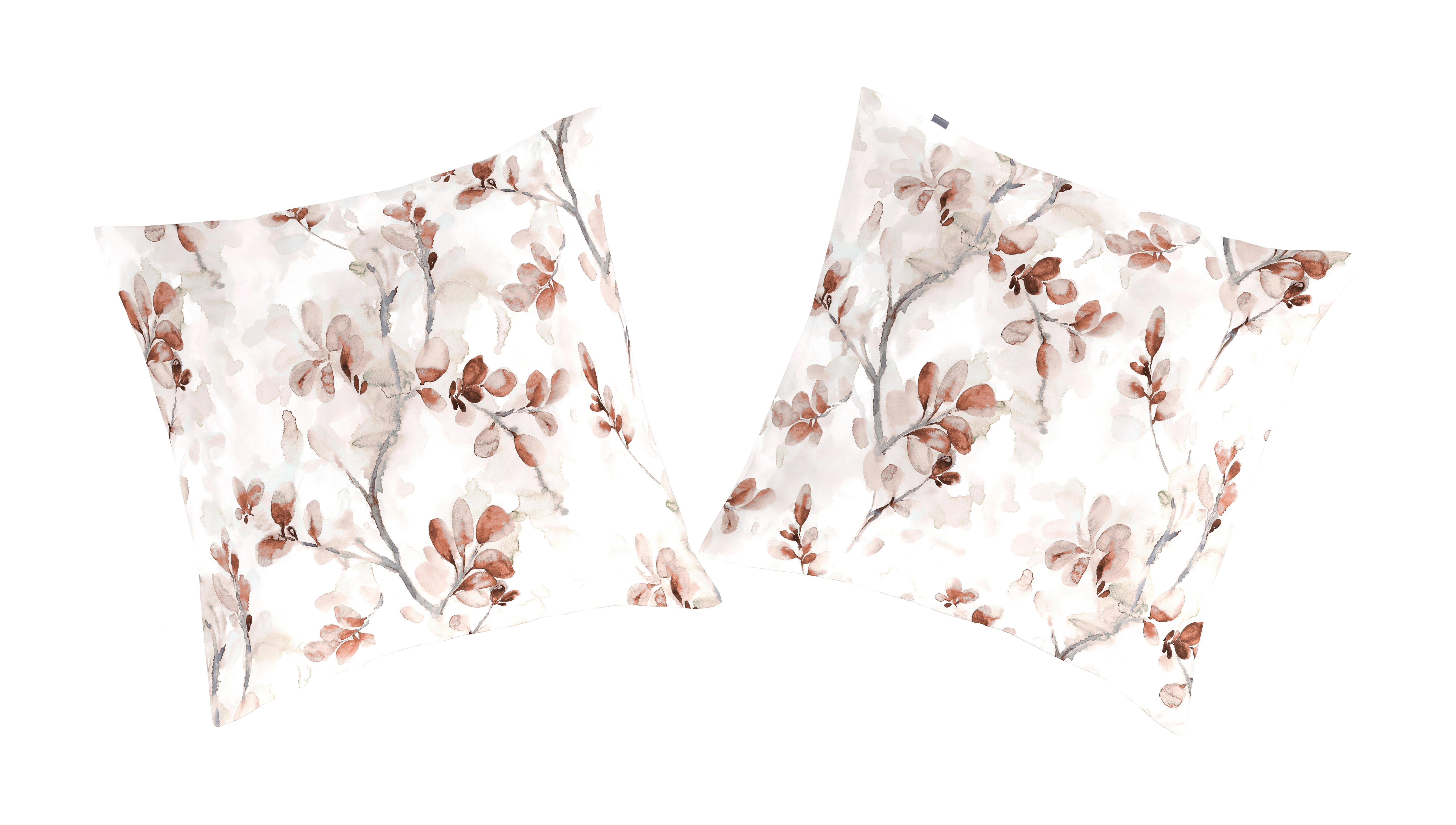 KYASHAR TO - 2 taies d'oreiller en coton bicolore 65x65