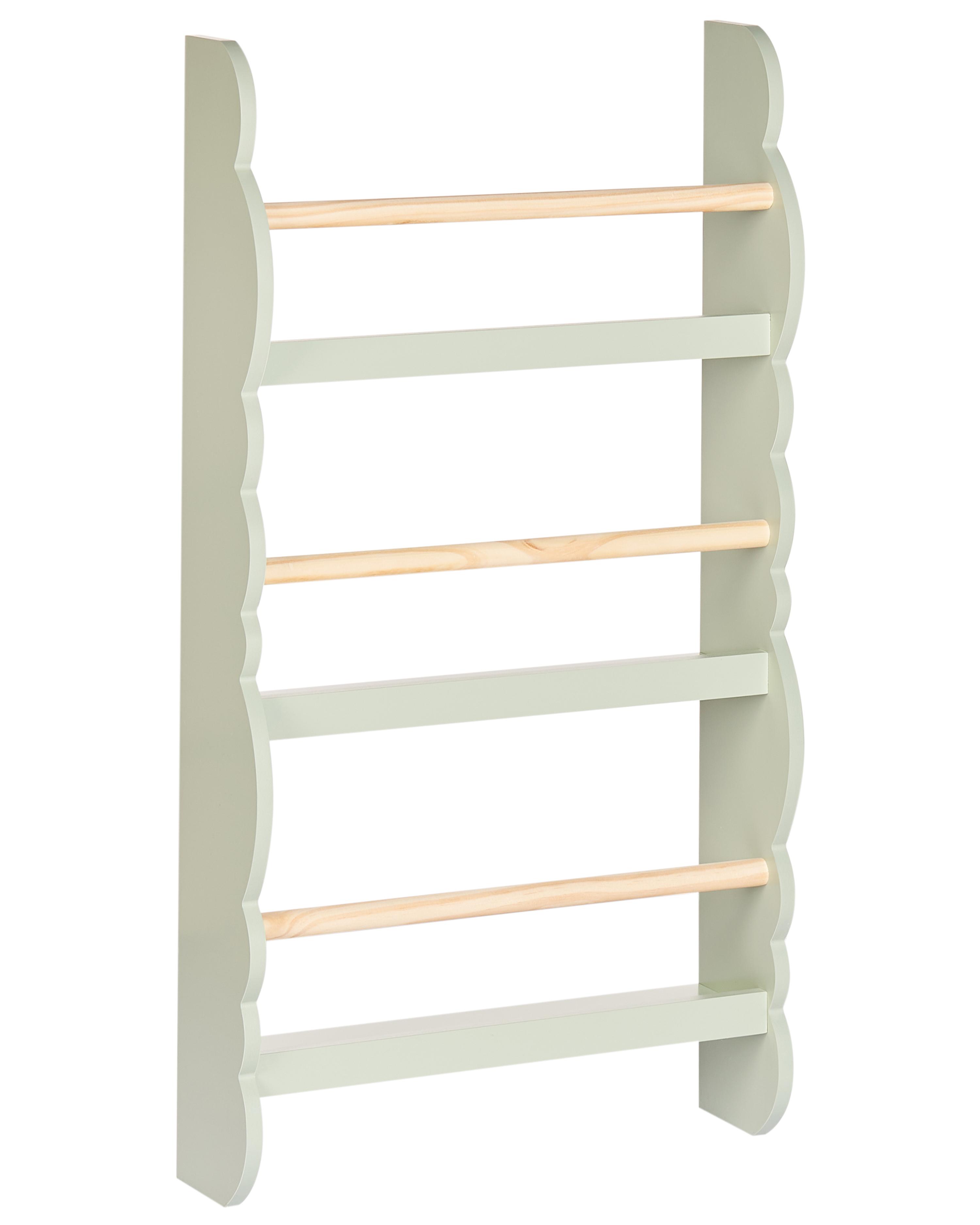 Wall Bookshelf RIGOLET 80 cm Light Green