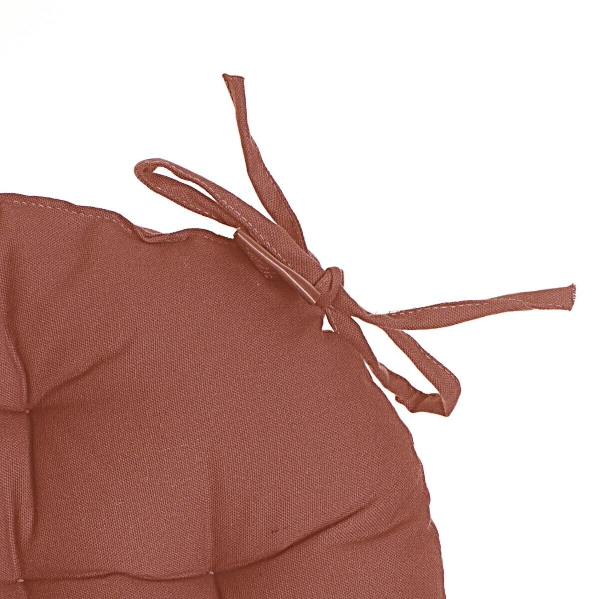 Round chair cover Terracotta pink, D.38 cm
