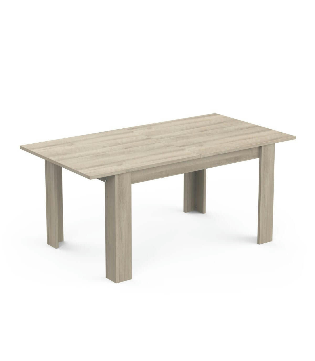 COTTAGE - Table à Manger Extensible décor Bois 6 à 10 personnes - L170/230 cm