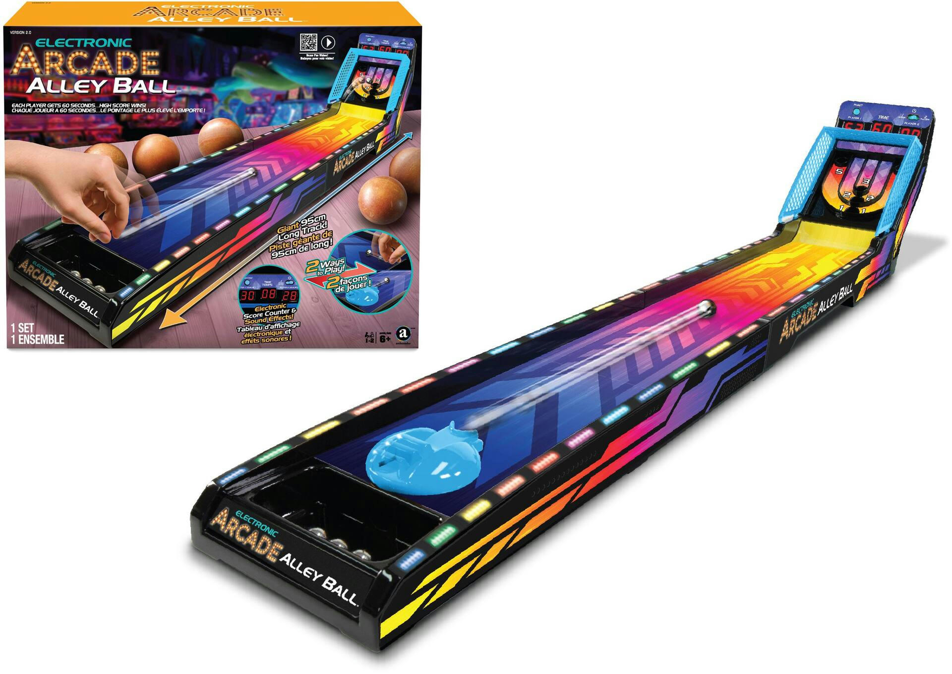 Electronic Arcade Alley-Ball Neon Series Game, Ages 6+