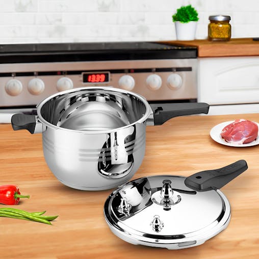 SOGA 5L Stainless Steel Pressure Cooker - Commercial Grade