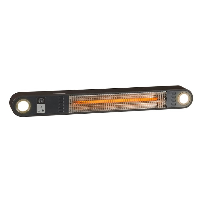 Chauffage de terrasse électrique à fixer Athena 1500 W