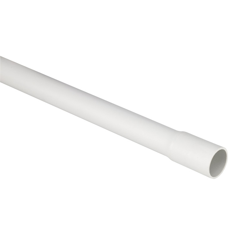 Tube de protection pour câble électrique gris Ø 25 mm 3 m