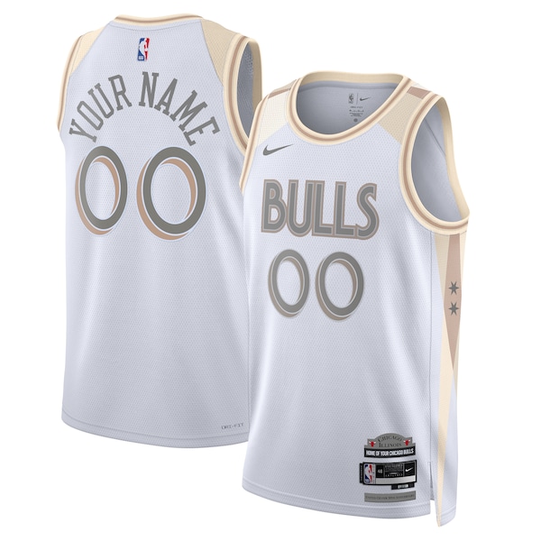 Chicago Bulls Nike Unisex 2024/25 Custom Swingman Jersey - City Edition - White