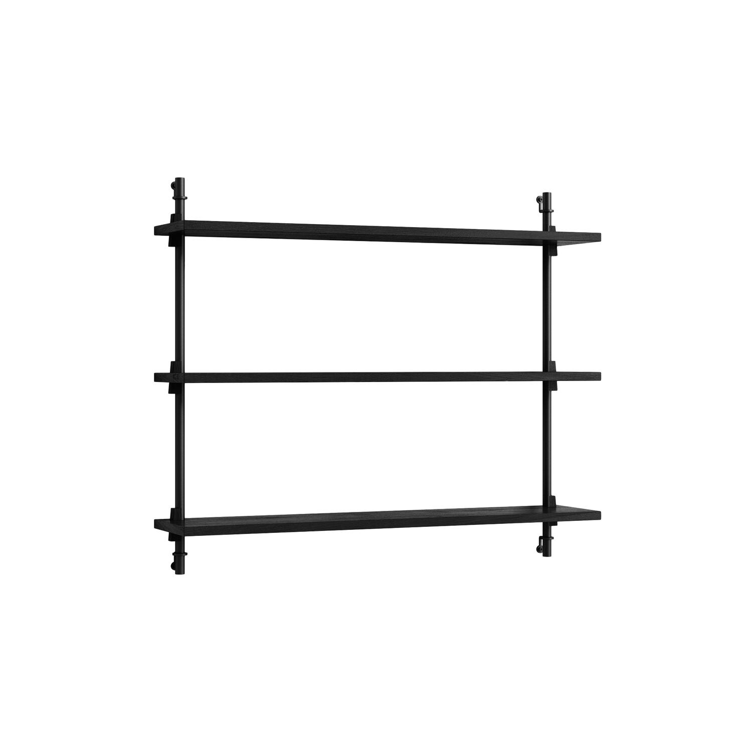 Wall Shelving Small, black/black