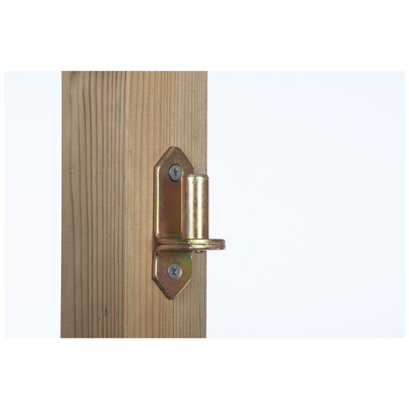 Gond à appliquer en métal bichromaté Ø 18 x 35 mm 2 pièces TEKNIBOX