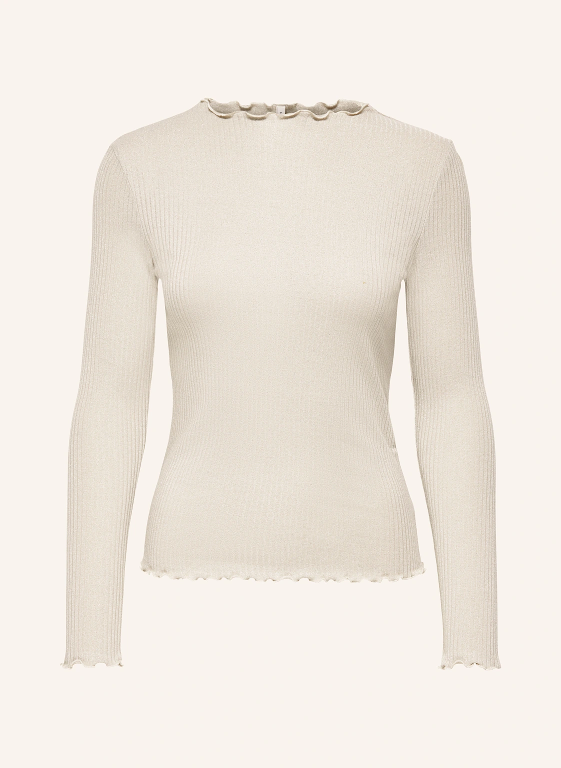 ONLY Longsleeve mit Glitzergarn