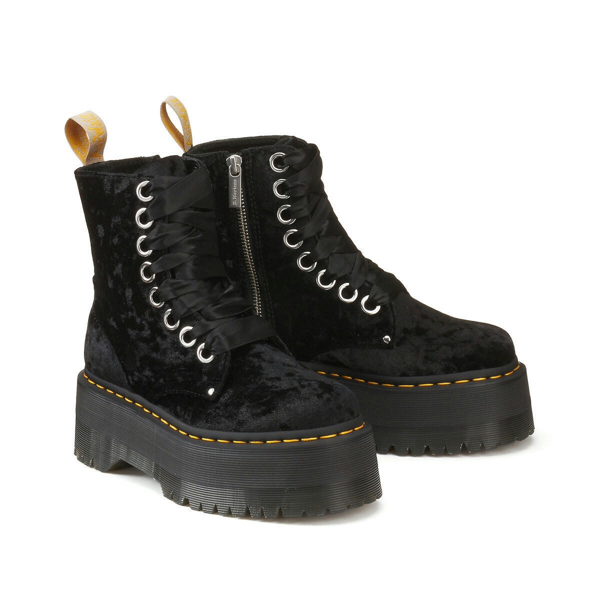Boots velours à plateforme Vegan Jadon Max