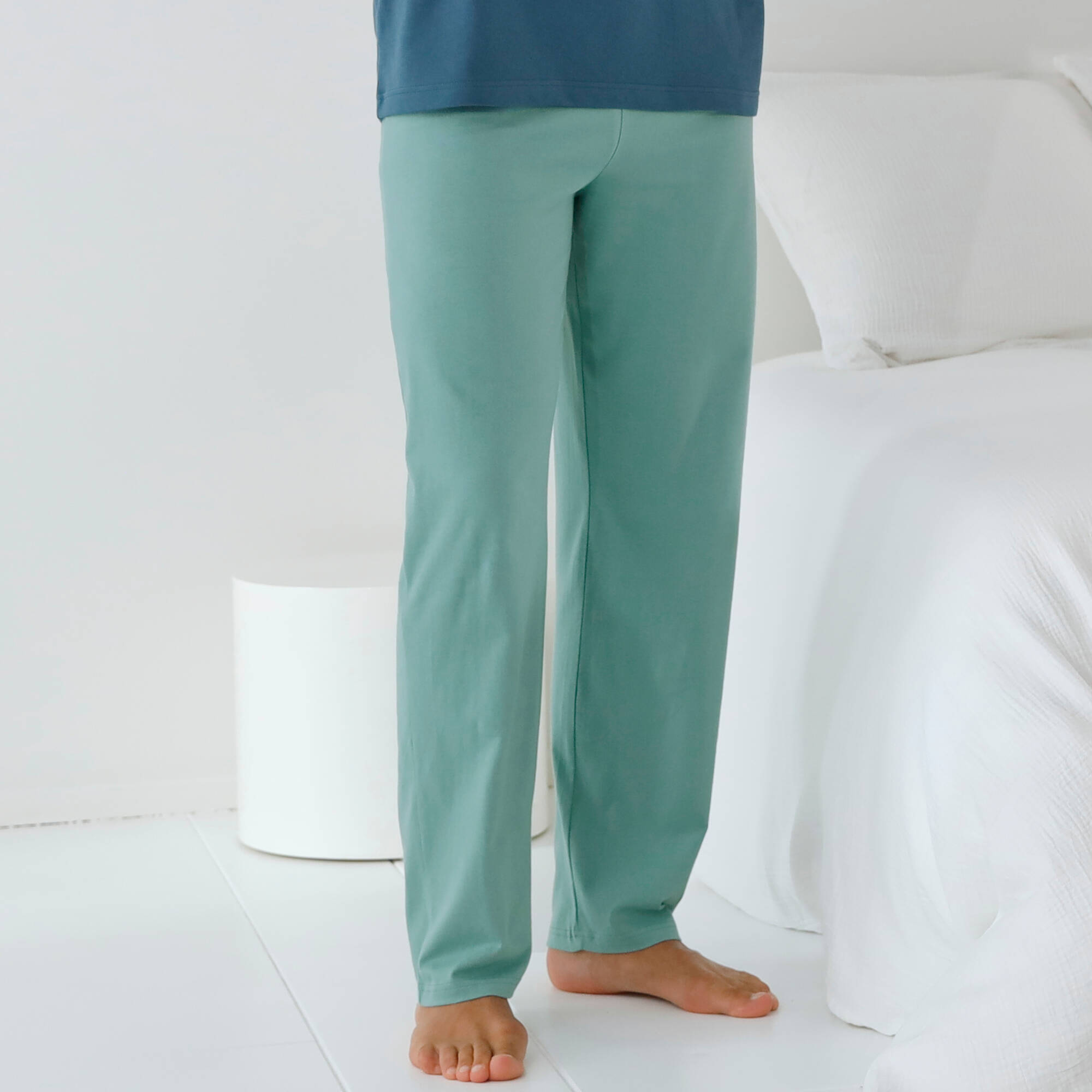 Pantalon pyjama coton uni