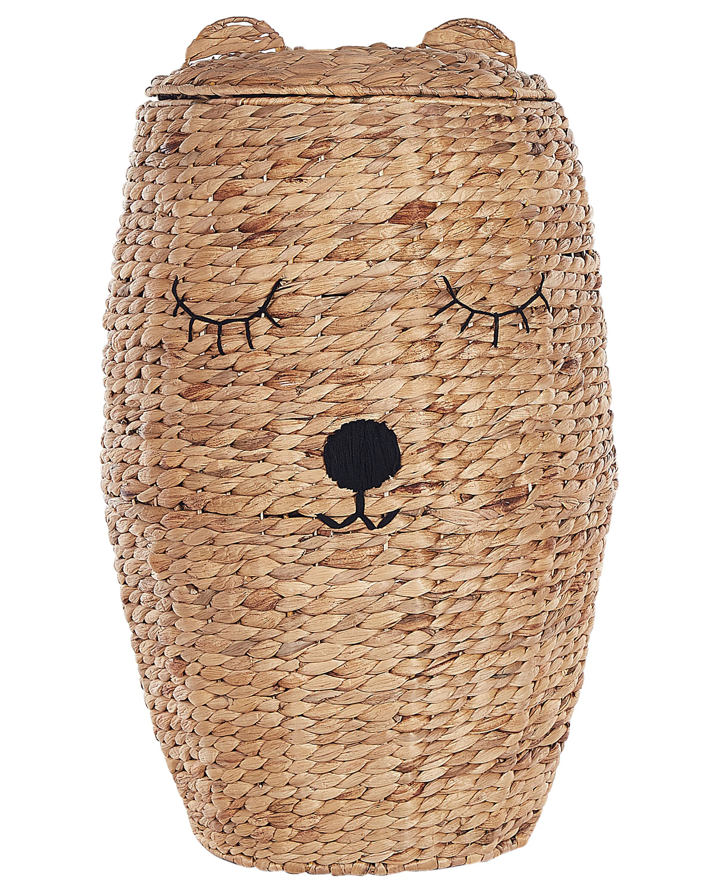 Kids Basket Teddy Bear SAMBUR Wicker Natural