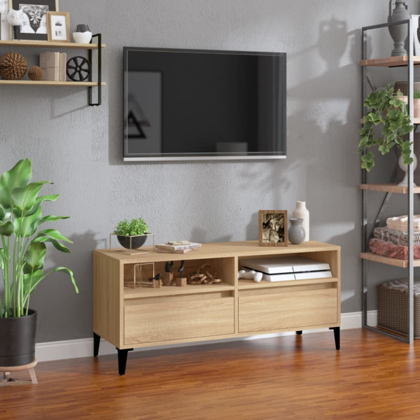 Szafka pod TV dąb sonoma 100x34.5x44.5 cm